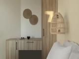 Standard Double room with balcony and with partial sea view