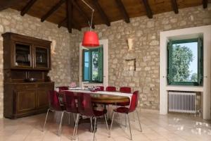 Self-catering luxury stone holiday villa with infinity pool and panoramic view, Gythio