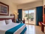 Club room with pool view