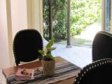 Studio with garden view