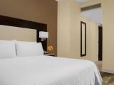 Room with partial Times Square view