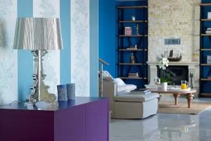 Minimalist Mediterranean Blue key Villa with Sea View Infinity Pool, Agia Pelagia