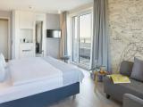 Standard Family room with balcony and with partial sea view