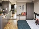 Rooftop Double Bold Studio with balcony