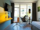 Comfort room with balcony
