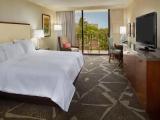 Double room with partial ocean view