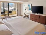 Tapa Collection room with partial ocean view