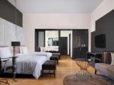 Larger Guest Double room with balcony and with pool view