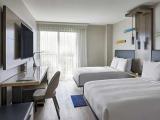 Quadruple Guest room with balcony and with pool view