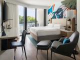 Newly Renovated Double room with balcony and with pool view
