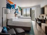 Newly Renovated Quadruple room with balcony and with Biscayne Bay view and City view