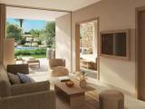 1 Bedroom Double Bungalow Suite with balcony and with garden view
