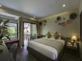 Deluxe Double room with balcony and pool view