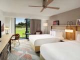 Quadruple room with golf view