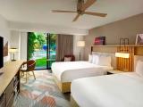 Quadruple room with pool view