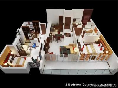 Flora Creek Deluxe Apartments, Dubai - 43