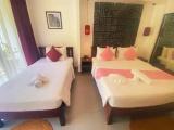 Deluxe Family room with balcony and with pool view