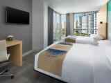 Accessible room with balcony and with pool view