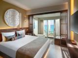 Large Deluxe Double room with balcony and with sea view