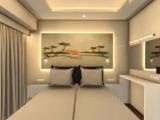 Standard room with balcony and with partial sea view