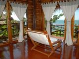 Villa with balcony and with sea view
