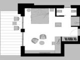 Standard room with balcony and with sunset view