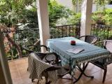 Apartment with balcony and with garden view