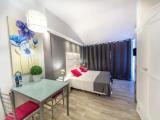 Studio with balcony