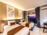 Deluxe Double room with balcony and with pool view