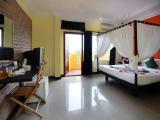 Deluxe Double room with balcony and with pool view