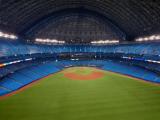 Larger Guest Double room with baseball stadium view