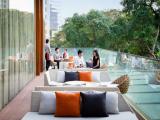 Standard Corner Double room with balcony and with garden view